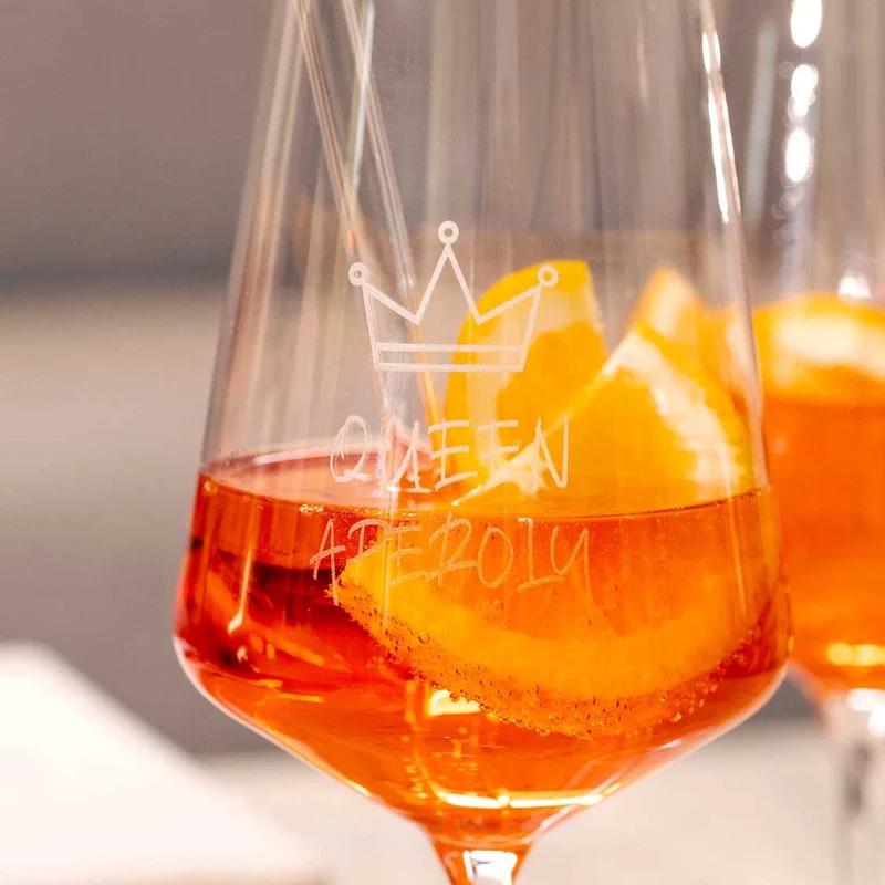 Weißweinglas Geschenkset PUCCINI 5-teilig 560 ml mit persönlicher Gravur