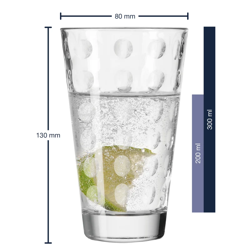 Trinkglas OPTIC 300 ml 6er-Set