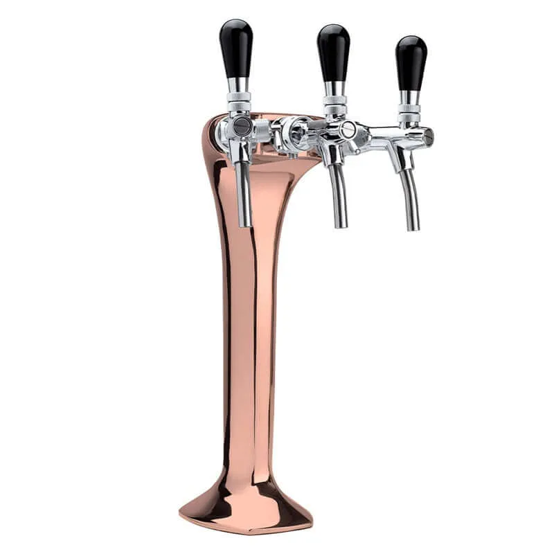 Schanksäule "Giotto" 1 bis 4-leitig, Roségold