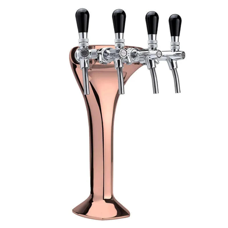 Schanksäule "Giotto" 1 bis 4-leitig, Roségold