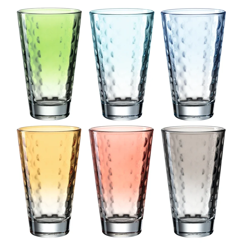 Trinkglas OPTIC 300 ml Pastell 6er-Set