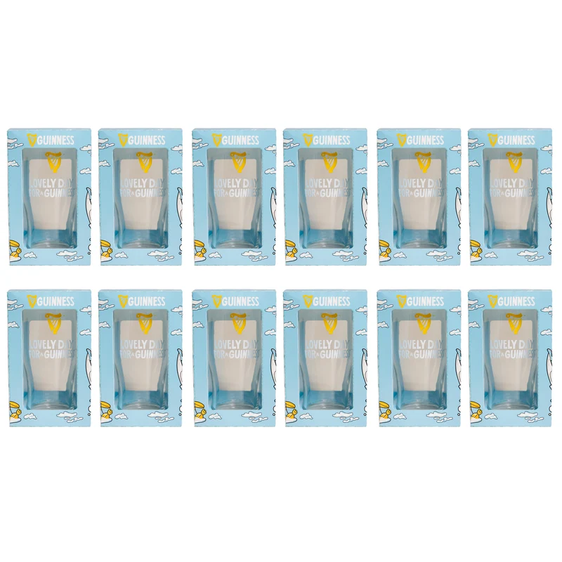 Guinness Summer Collection Lovely Day Pint Glass - 12 Pack