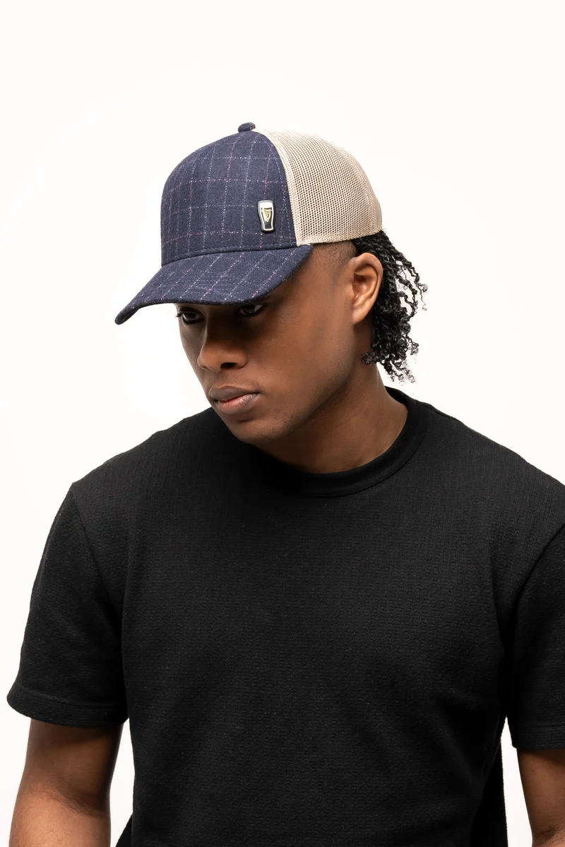 Guinness Checked Trucker Cap