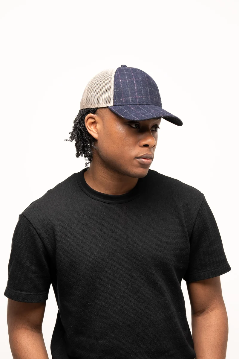 Guinness Checked Trucker Cap