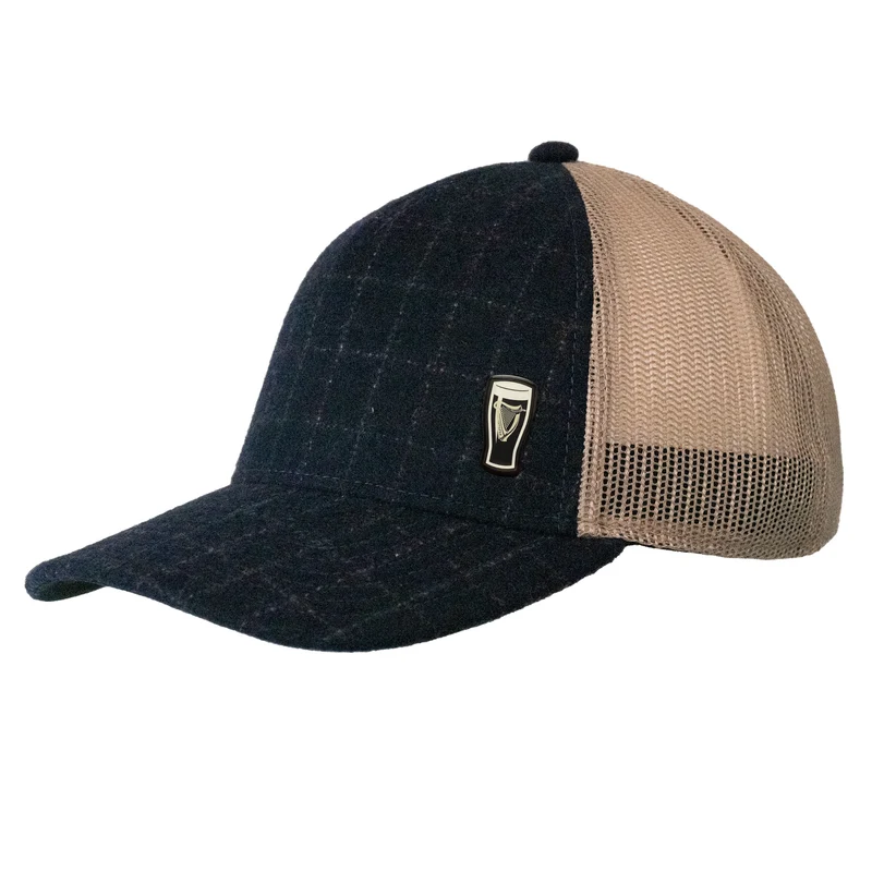 Guinness Checked Trucker Cap