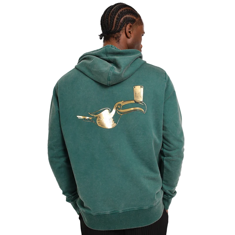 Guinness Forest Green & Gold Toucan Hoodie