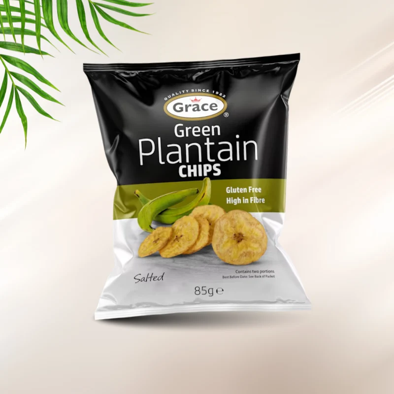 Grace Green Plantain Chips - Grüne Kochbananenchips