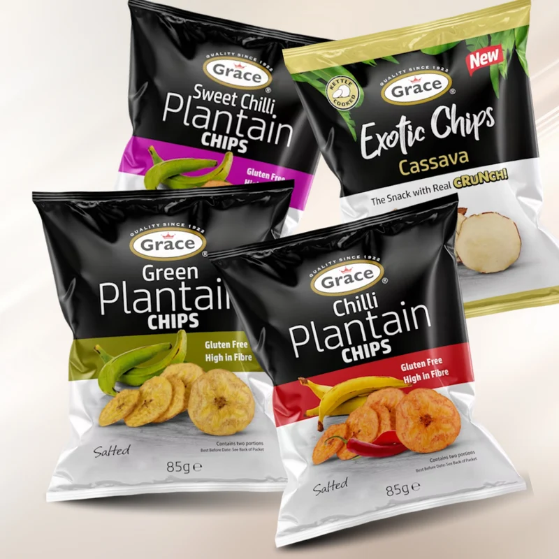 Grace Green Plantain Chips - Grüne Kochbananenchips