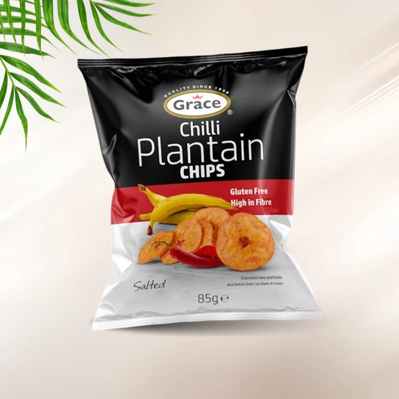 Grace Chili Plantain Chips - Karibische Kochbananenchips