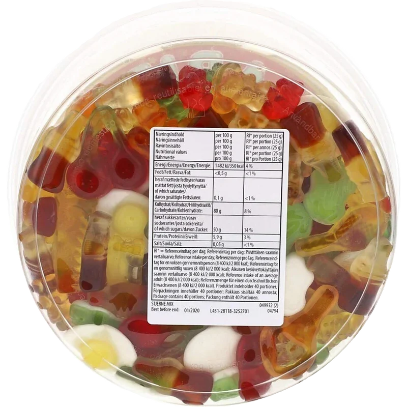 Haribo DK Stjerne Mix