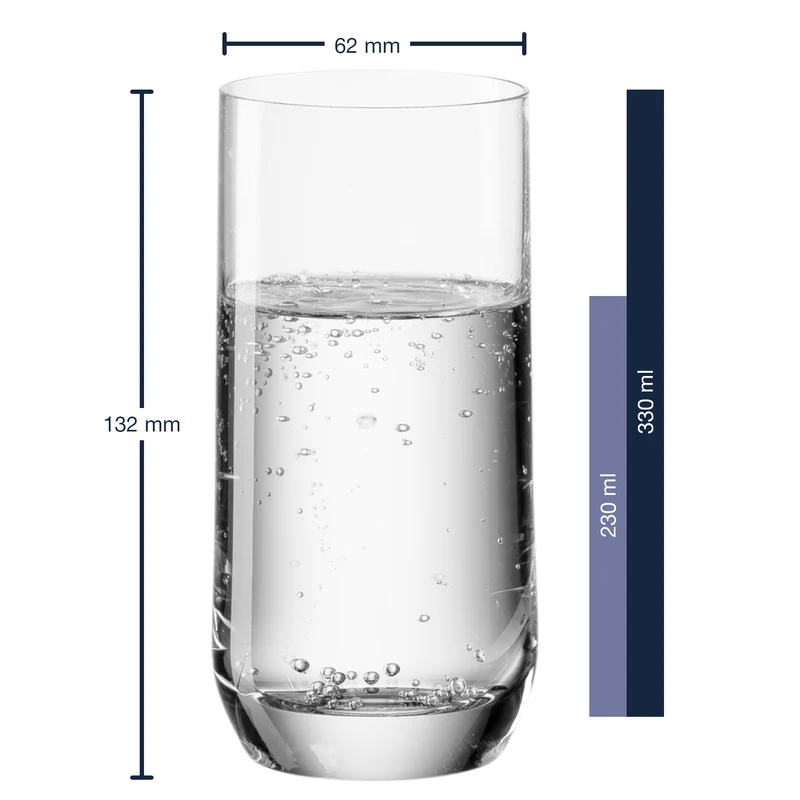 Trinkglas DAILY 330 ml 6er-Set