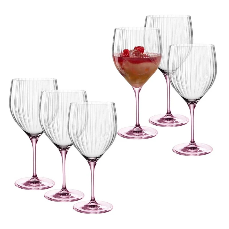 Cocktailglas POESIA 750 ml rosé 6er-Set