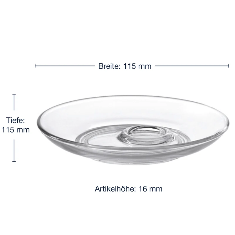 Untertasse SENSO 12 cm 6er-Set