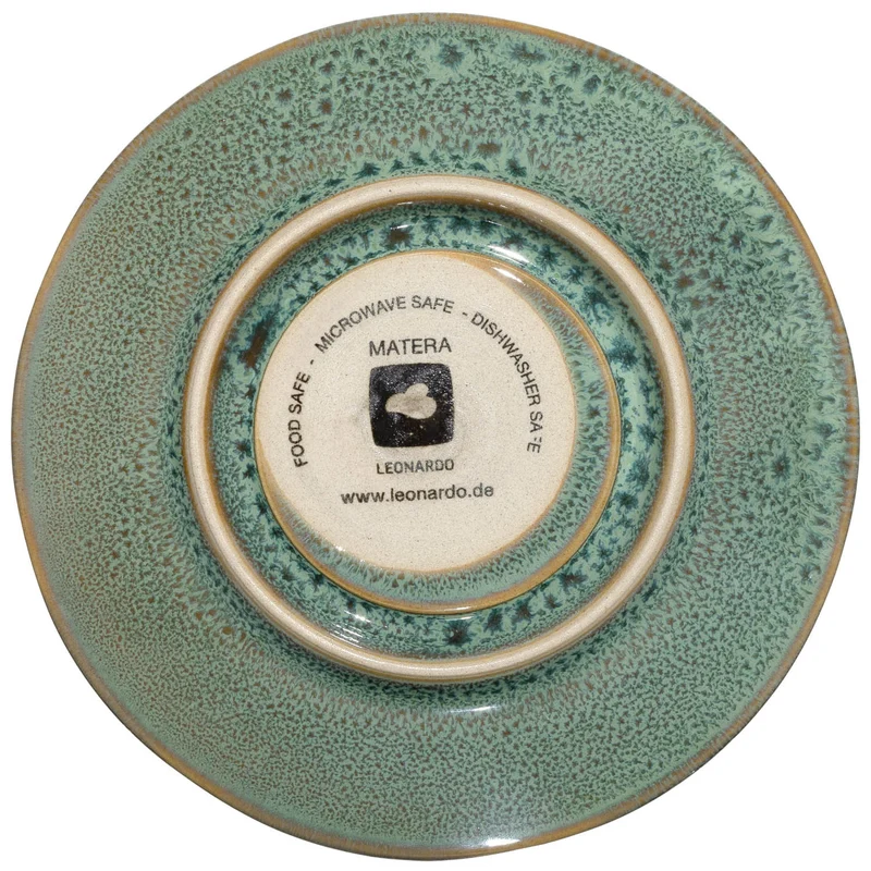Keramikuntertasse MATERA 11 cm grün 4er-Set