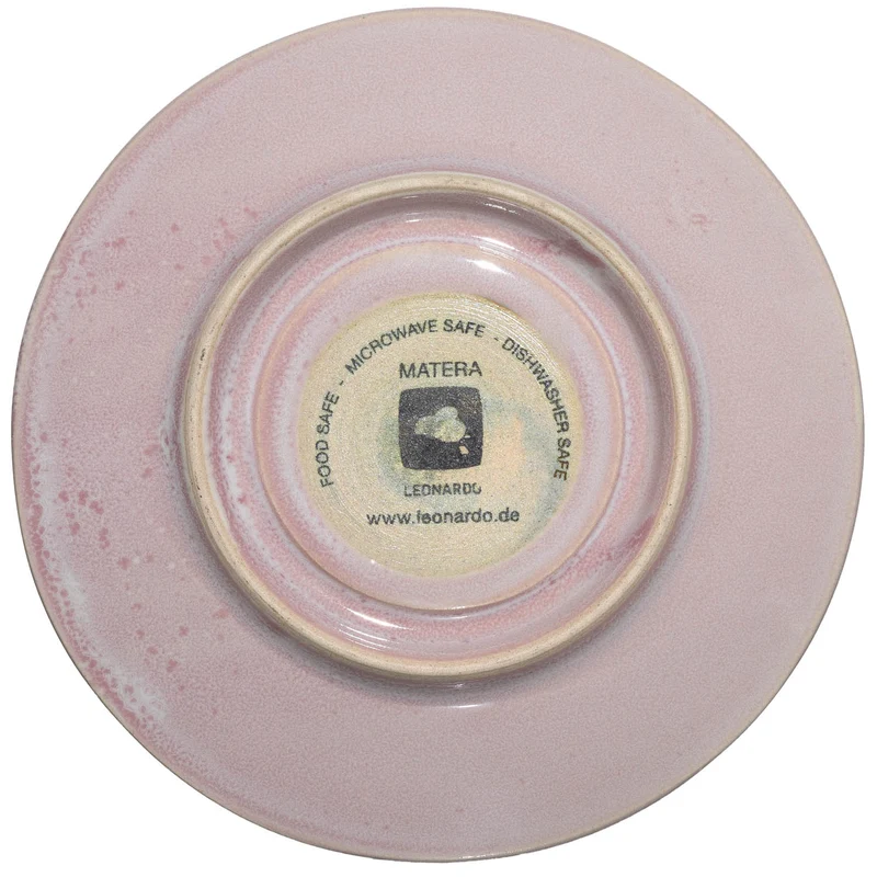 Keramikuntertasse MATERA 11 cm rosé 4er-Set