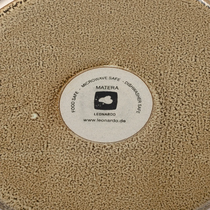 Keramikteller MATERA 27 cm beige 6er-Set