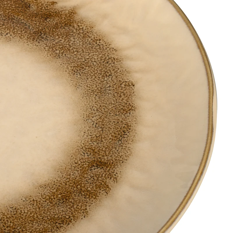 Keramikteller MATERA 23 cm beige 6er-Set