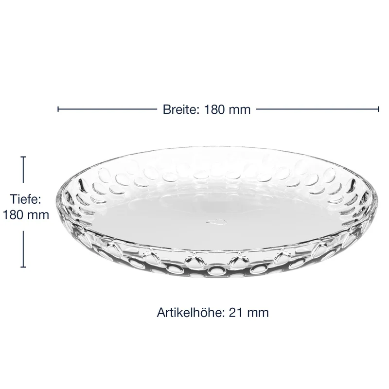Teller CUCINA OPTIC 18 cm 6er-Set