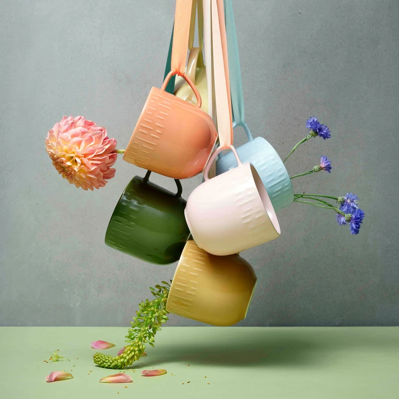 Confetti Becher Aqua