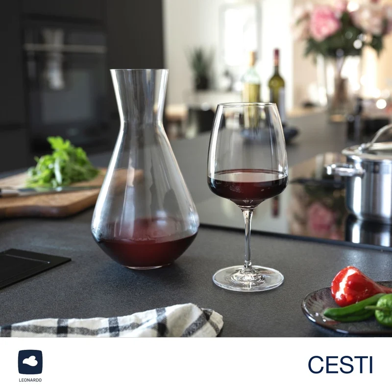 Weinset CESTI 3-teilig + Poliertuch