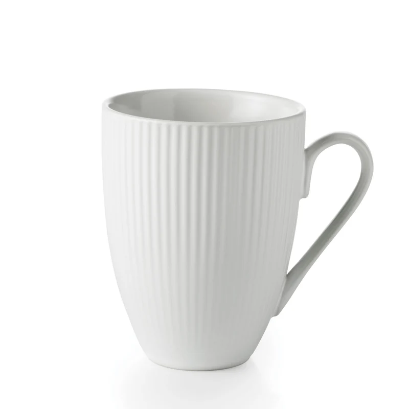 Groovy Tasse 30 cl weiß Steingut
