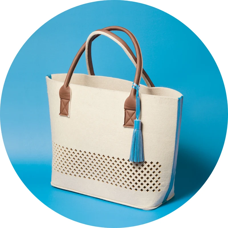 LEONARDO Beach Bag blau
