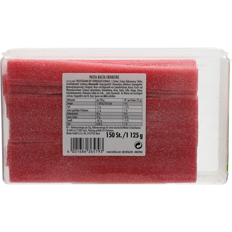 Haribo DE Pasta Basta Erdbeere Sour