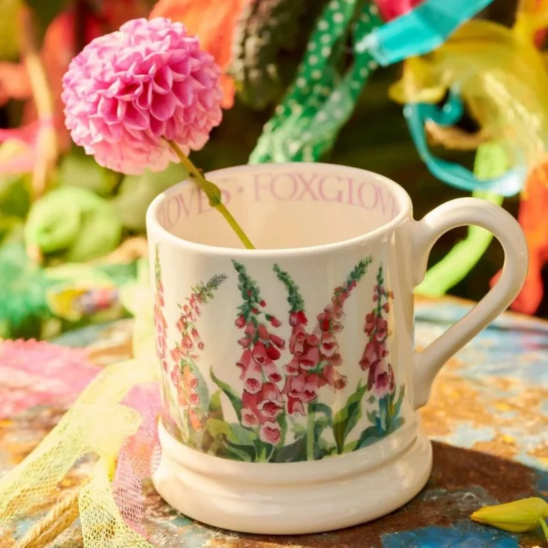 Emma Bridgewater Foxgloves 1/2 Pint Mug