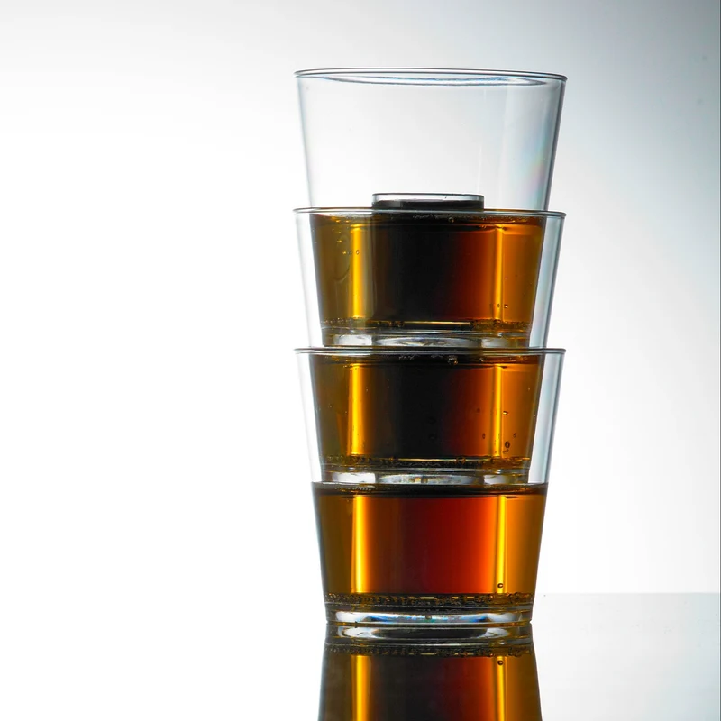 Kunststoffglas Bomb-Shot Becher | U-Boot | Schnapsglas 2,5cl | 6-er Set