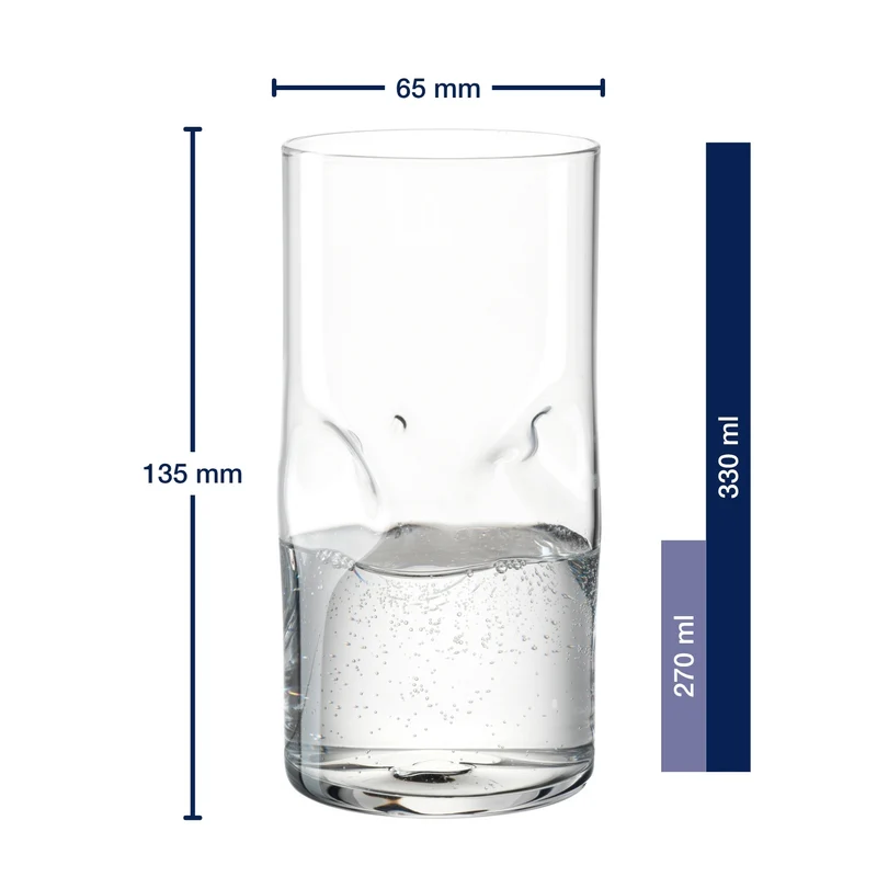Trinkglas VESUVIO 330 ml 4er-Set