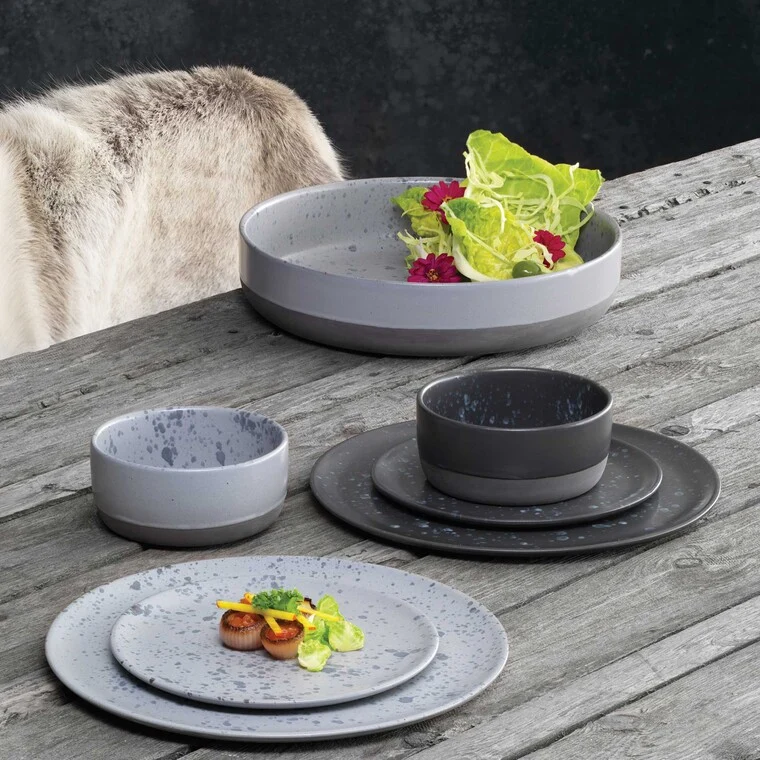 RAW Schale Ø13,5 cm schwarz gesprenkelt