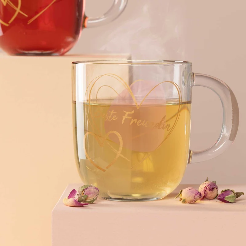 Tasse EMOZIONE 400 ml rosé 'Beste Freundin'