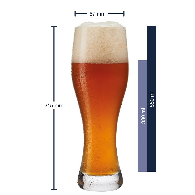 Weizenbierglas TAVERNA 330 ml 2er-Set