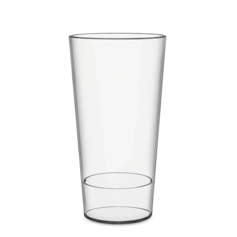 Kunststoffglas Bierglas Longdrink | Markierung 0,4L | 0,5L | 6-er Set