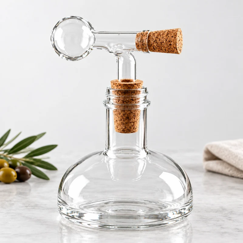 Glaskugel-Dosierer BARCRAFTERS | mit Naturkorken