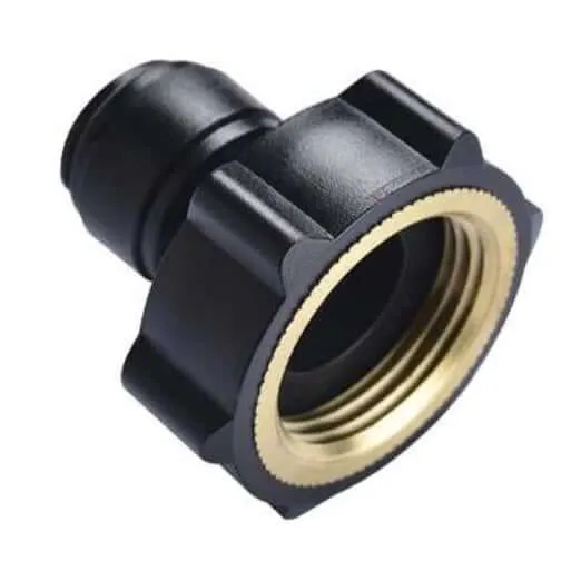 fluidFIT Aufschraub- Verbinder 8mm x 3/4" IG (NH Gewinde, flachdichtend)