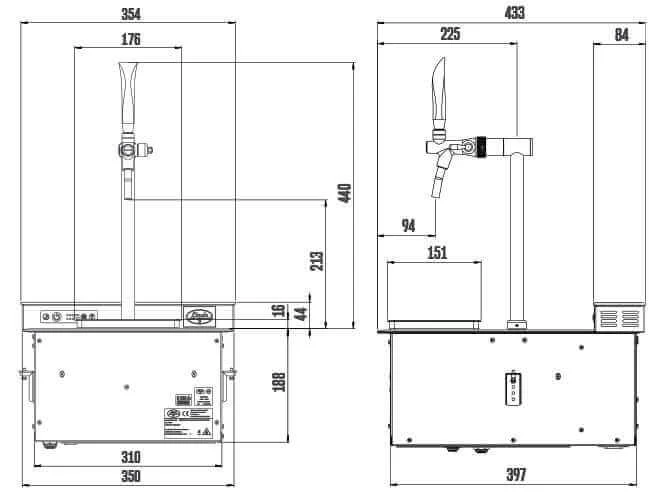 Zapfanlage Lindr Pygmy Pro Kitchen