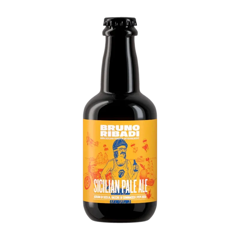 Bruno Ribadi Sicilian Pale Ale due formati, 33 Cl e 75 Cl