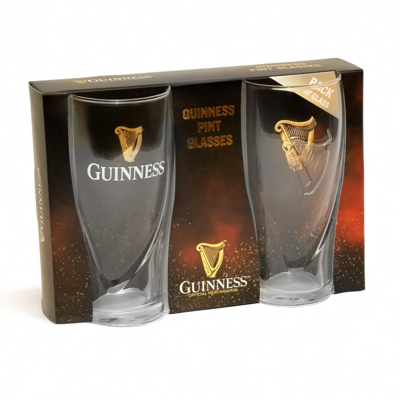 Guinness Pint Glass Twin Pack