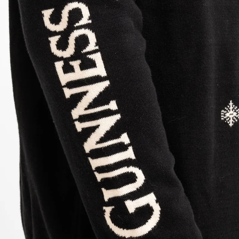 Guinness Holiday Black and Cream Tortoise Sweater