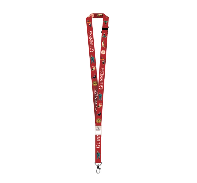 Guinness Gilroy Lanyard Red