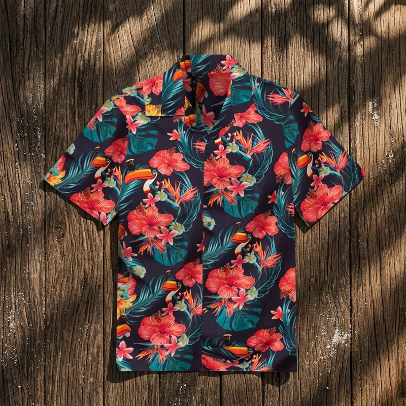 Guinness Toucan Hawaiian Shirt