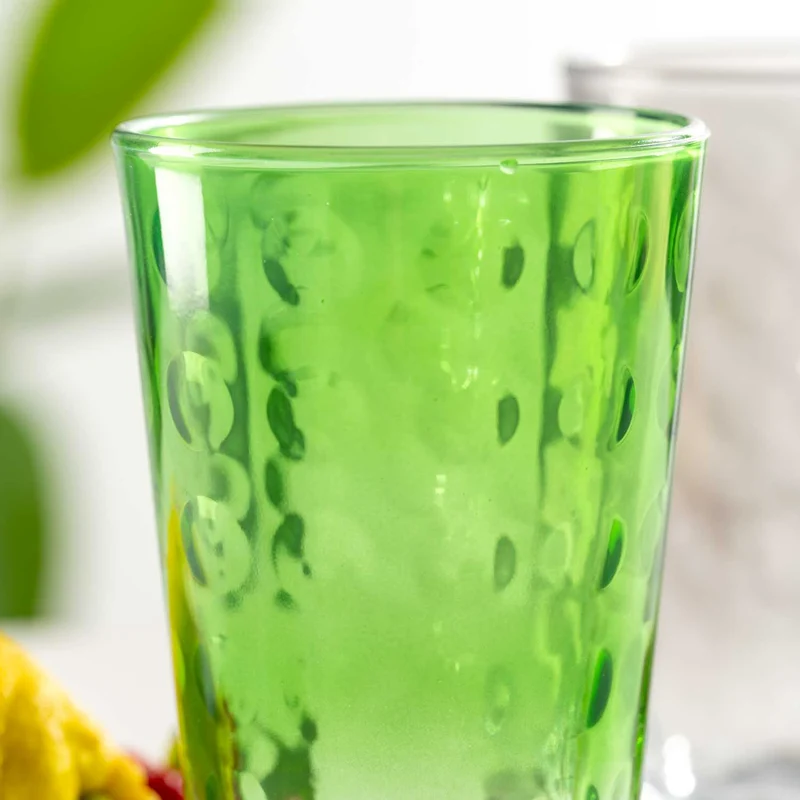 Trinkglas OPTIC 540 ml hellgrün 4er Set