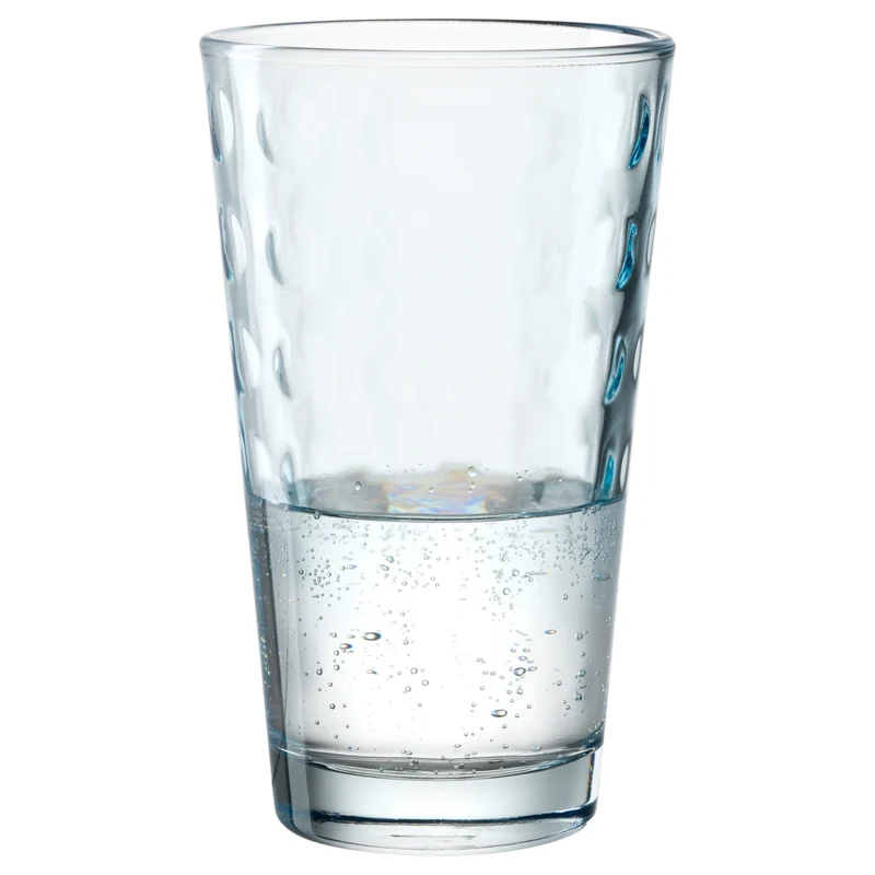 Trinkglas OPTIC 540 ml hellblau 4er Set
