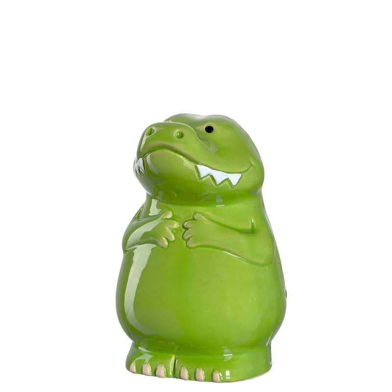 Spardose BAMBINI 13 cm grün Krokodil