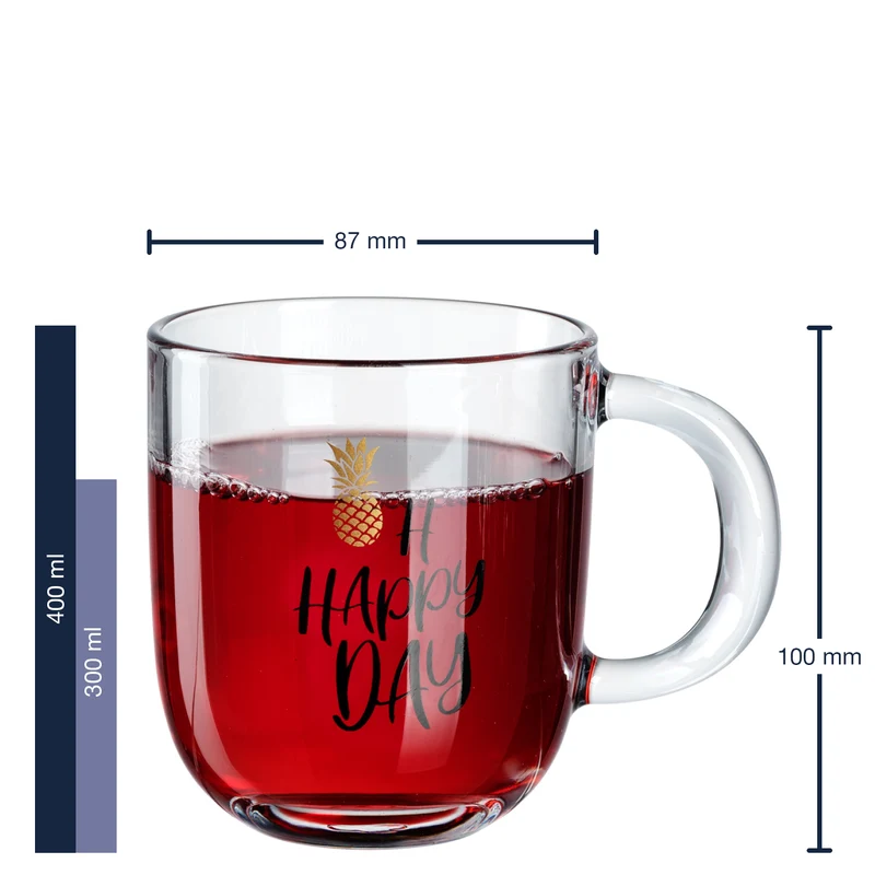Tasse EMOZIONE 400 ml 'OH HAPPY DAY'