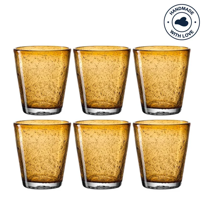 Trinkglas BURANO 330 ml amber 6er-Set