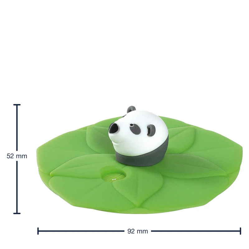 Deckel BAMBINI 9 cm grün Panda