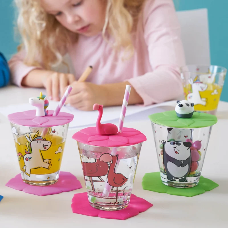 Deckel BAMBINI 9 cm grün Panda