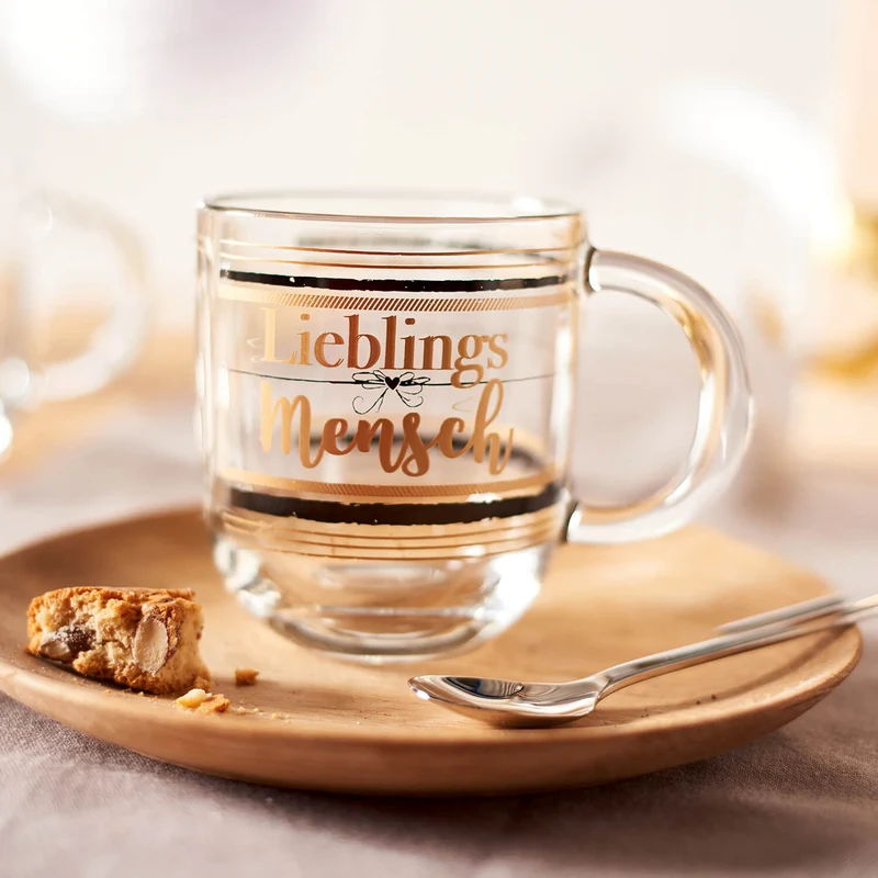 Tasse EMOZIONE 400 ml 'Du bist mein Lieblingsmensch'